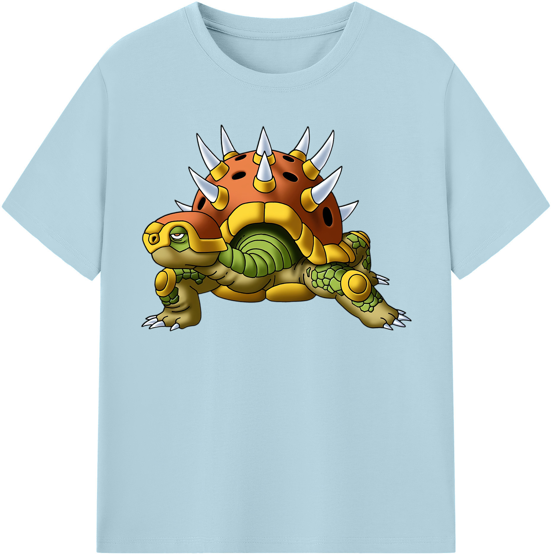 （画像用） ドラゴンクエスト Doragon Kuesuto Dragon Quest 綿100％半袖Tシャツ（フロントプリント）